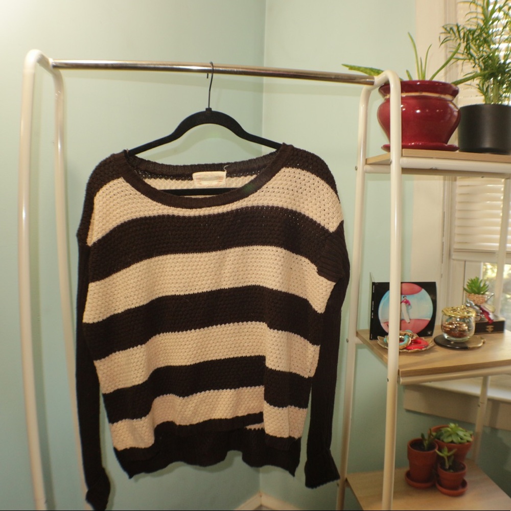 Brown and Tan Sweater